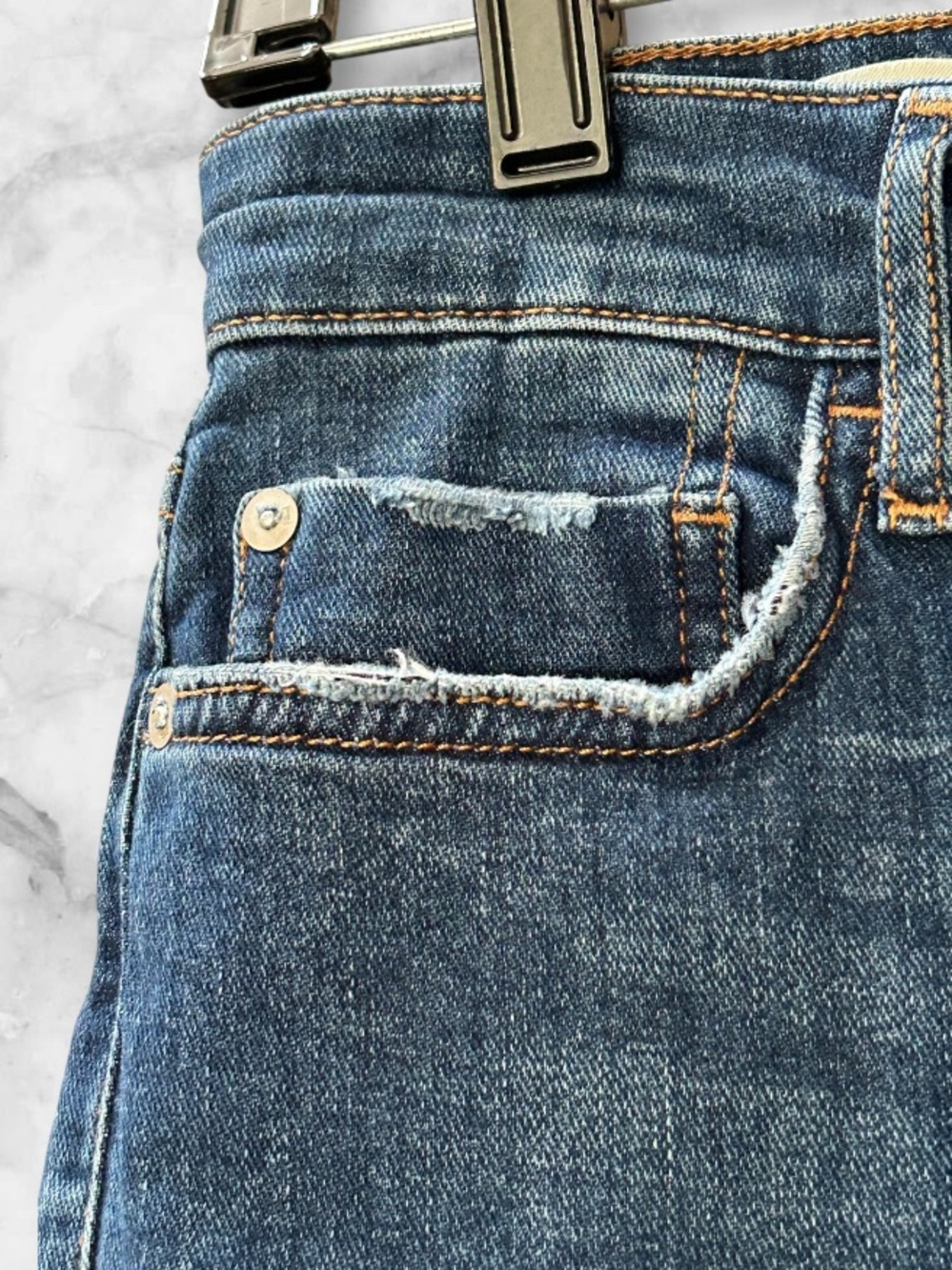 Anthropologie Pilcro and the Letterpress Slim Boyfriend Jeans Western Size 25 - Picture 4 of 16